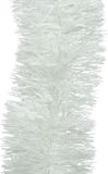 Decoris Kerstslinger - Wit - 270 x 10 cm - Folie/Tinsel