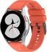 Qubix Siliconen gesp bandje - Oranje - Samsung Galaxy Watch 4 - 40mm & 44mm