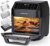 GOURMETmaxx Heteluchtoven Digitaal 12l - Zwart