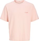 Jack & Jones T-shirt Joralmeria World Tee Ss Crew Neck 12276785 Tickled Pink Mannen Maat - M