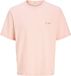 Jack & Jones T-shirt Joralmeria World Tee Ss Crew Neck 12276785 Tickled Pink Mannen Maat - M