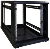 DSIT 12U mini serverkast met geperforeerde deur 600x1000x720mm (BxDxH)
