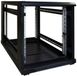 DSIT 12U mini serverkast met geperforeerde deur 600x1000x720mm (BxDxH)
