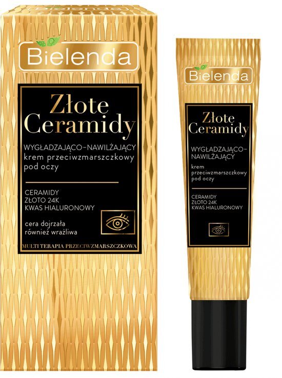 Golden Ceramides gladmakende en hydraterende anti-rimpel oogcrème 15ml