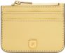 FOSSIL Lennox Zip Card Case Daze Lichtgeel