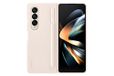Samsung Galaxy Z Fold4 Staand hoesje met S-pen en S-penhouder, beschermend telefoonhoesje met standaard, voor handsfree kijken, Amerikaanse versie, zand
