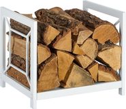Merkloos / Sans marque Relaxdays Houtopslag - 36x43x35,5 cm - binnen - wit