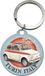 Nostalgic-Art Round Fiat 500 Turin Italy Key Chain