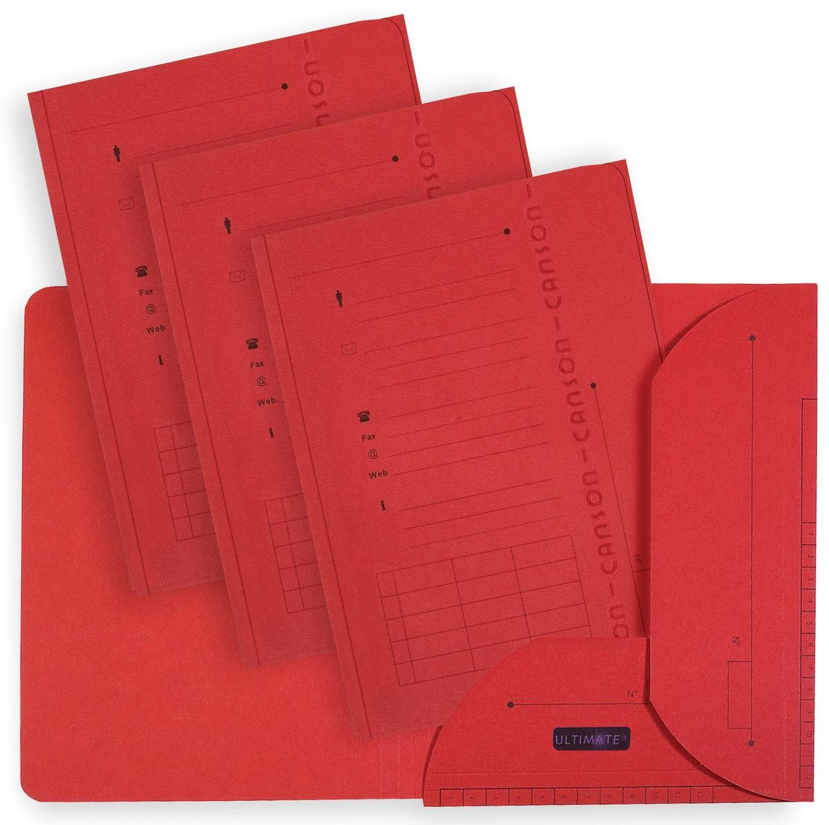 ELBA Documentmap HV A4 Rood kraft karton 240 g/m