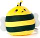 Puckator Pluche Knuffel - Bobby de Bij - Adorabugs - 22x32x16cm