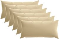 vidaXL - Kussensloop - 6 stuks - HEERLEN - Beige - 40 x 80 cm - Polyester