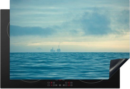 KitchenYeah® Inductie beschermer 77x51 cm - Noordzee - Inductiebeschermer voor Inductie Kookplaat