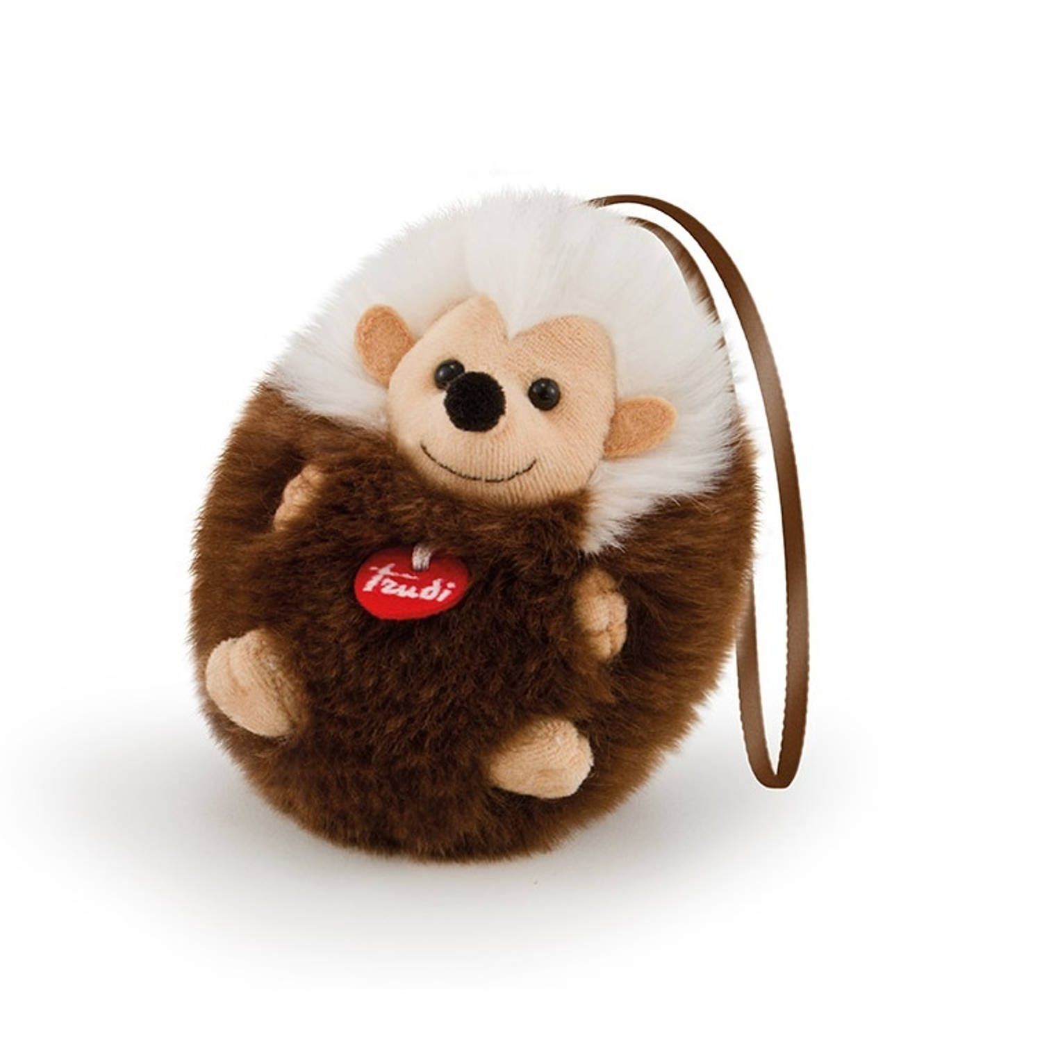 Trudi Knuffel Charm Egel 10 cm Bruin - Maat XXS