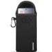 MobyDefend Hoesje - Geschikt voor Motorola Edge 60 / Motorola Edge 60 Fusion - Neopreen Pouch Met Karabijnhaak - Insteek - Riemlus - Zwart