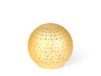 H&H Sfera Led In Vetro Oro Con Stelline Cm 12X11