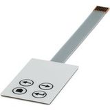 Phoenix Contact KP BC K4 C2 P5 1337341 Folietoetsenbord Zilver Zelfklevend 10 stuk(s)