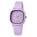 LGT JWLS LGT Lila dameshorloge – pastel quartz met zachte siliconen band