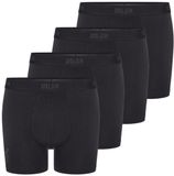 sloggi Heren lang short / pant 4 pack SLG Base zwart