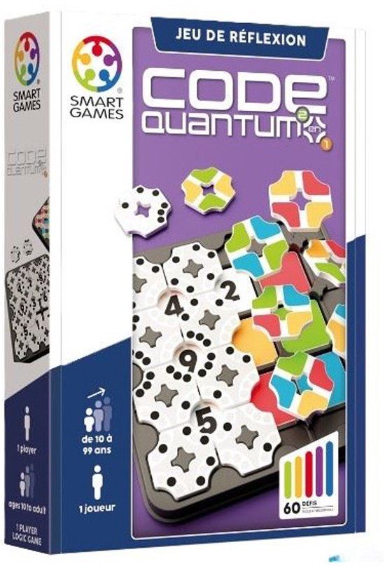 SmartGames Code Quantum logische puzzel 2-in-1 60 opgaven