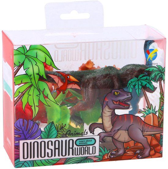 Ottosimon KiddyGo dinosaurus speelset - 8 delig