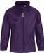 Merkloos / Sans marque B&C Regenjas - kinderen - paars - sirocco windjas - nylon 3-4 jaar (98/104)