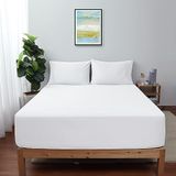 Hoeslaken White Hoeslaken King 600 Draaddichtheid 100% Katoen
