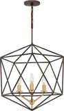 Hinkley LED Kroonluchter | 3X E14 Max 60W | Dimbaar | Matte Bronze and Deluxe Gold