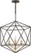 Hinkley LED Kroonluchter | 3X E14 Max 60W | Dimbaar | Matte Bronze and Deluxe Gold