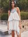 Next Dames Playsuit met borduursel en geperforeerde zoom Wit