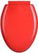 WC-bril Softclose - WC-bril Deksel - Stil Sluiten - Snelle Ontgrendeling - D-vorm - Rood