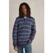 White Stuff Breton Stripe Button Neck Navy Multi Taille: XS
