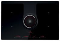 Elica NikolaTesla BL/F/83 - 83cm Induction Cooktop with Integrated Extractor - Black