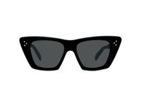Celine CL40187I Lunettes de Soleil Femme Noir Oeil de Chat Gris 51mm