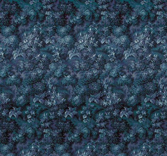 Komar Fotobehang - Botanique Bleu 300x280cm - Vliesbehang