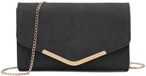 Miss Lulu Dames Clutch Elegante Envelop Avondtas met Ketting Hoge Kwaliteit Handtas voor Bruiloften Feesten en Gala's