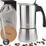 Milu Percolator | RVS Espresso Maker | 4 Kopjes | 100ml