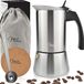 Milu Cafetière | Expresso | Inox | 4 Tasses | 100ml
