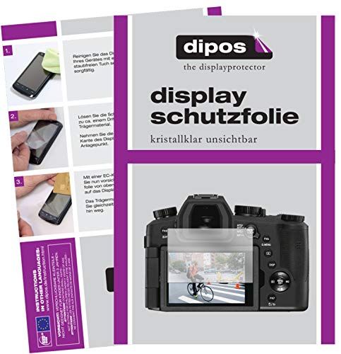 dipos I 5X beschermfolie helder compatibel met Leica V-Lux 5 folie displaybeschermfolie