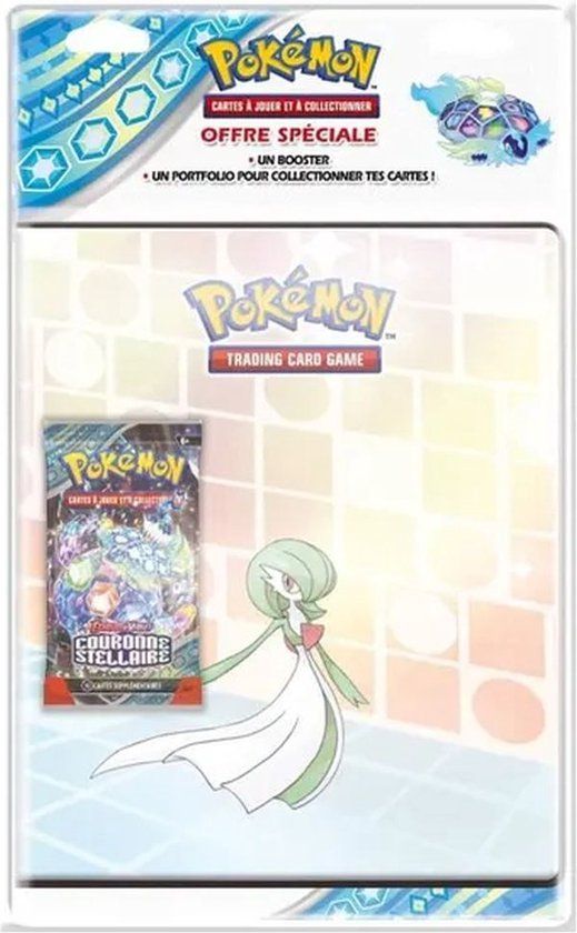 Pokemon Pokémon JCC - Écarlate et Violet - Kit de Collection Portfolio avec booster EV07 Couronne Stellaire (Blister)