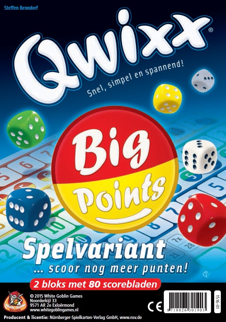White Goblin Games Qwixx: Big Point