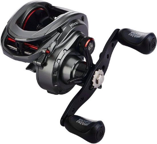Abu Garcia Max 4-LP-61 LH Baitcasting Reel - Red/Black