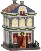 Dickensville Kerstdorp Bolsward balzaal - met licht - 14,3 x 13,5 x 21,5 cm - kerstdorp huisje