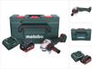 Metabo WVB 18 LTX BL 15-125 Quick meuleuse d'angle sans balai 18 V 125 mm + 1x batterie rechargeable 5,5 Ah + chargeur + metaBOX