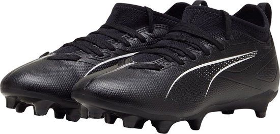 Puma Ultra 5 Match FG/AG Voetbalschoenen Junior Zwart/Wit