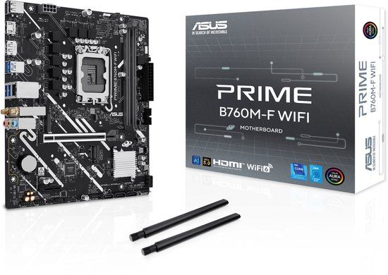 ASUS PRIME B760M-F WIFI Intel B760 LGA 1700 micro ATX