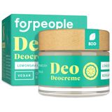 forpeople biologische deodorant · vaste deodorant voor 12 uur frisheid · zonder aluminium, alcohol en parfum · veganistisch · deodorant voor vrouwen en mannen · Geur: citroengras & bergamot