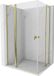 Mexen Mist L Duo porte de douche pivotante 105 x 90 cm, or