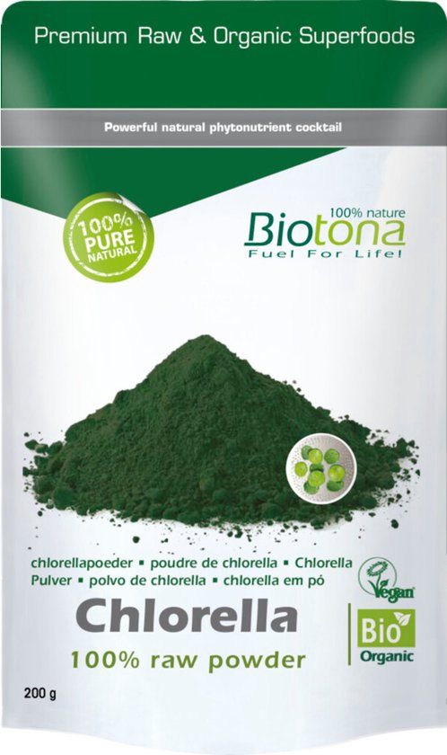 Biotona Chlorella Raw Poeder - 200g