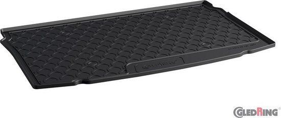 Gledring Rubbasol Kofferbakmat Volkswagen Polo VI 2017- Zwart Rubber