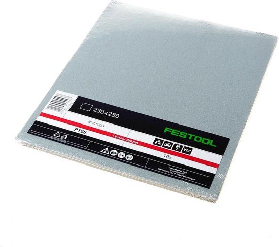 Festool Granat Schuurpapier 230x280mm P100 - 10 Stuks